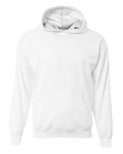 A4 NB4279 - Youth Sprint Hooded Sweatshirt White