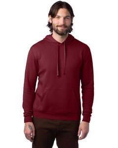 Alternative Apparel 8804PF - Adult Eco Cozy Fleece Pullover Hooded Sweatshirt Currant