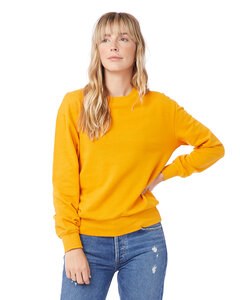 Alternative Apparel 9903ZT - Ladies Washed Terry Throwback Pullover Sweatshirt Stay Gold