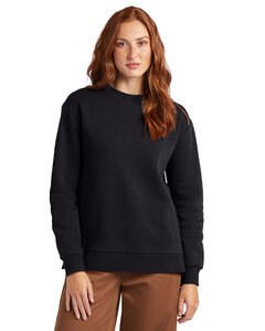 Alternative Apparel 8809PF - Ladies Eco Cozy Fleece Sweatshirt Black