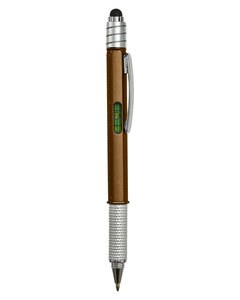 Harriton M007 - Utility Spinner Pen Duck Brown