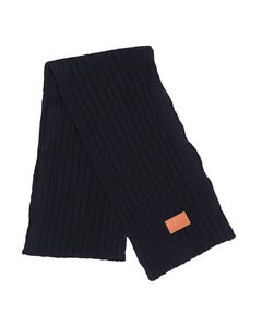 Leeman LG305 - Rib Knit Scarf Black
