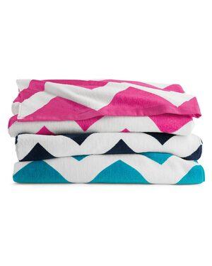 Carmel Towel Company C3060X - Chevron Velour Beach Towel