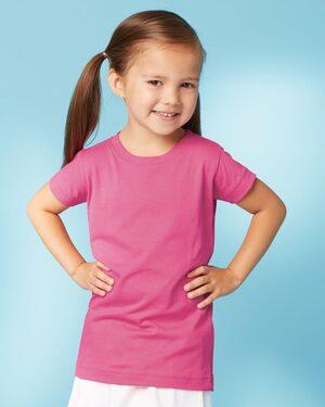 Rabbit Skins 3316 - Fine Jersey Toddler Girls T-Shirt