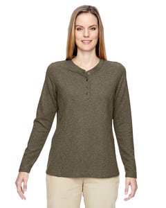 Ash City North End 78221 - Ladies Excursion Nomad Performance Waffle Henley
