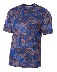 A4 NB3256 - Youth Camo Performance Crew T-Shirt