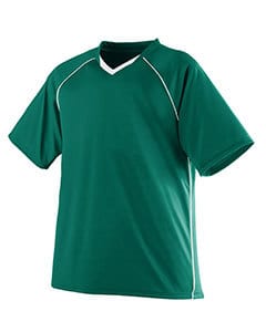 Augusta 214 - Adult Wicking Polyester V-Neck Jersey with Contrast Piping