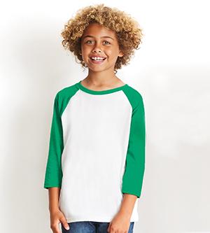 Next Level NL3352 - Youth CVC 3/4 Sleeve Raglan