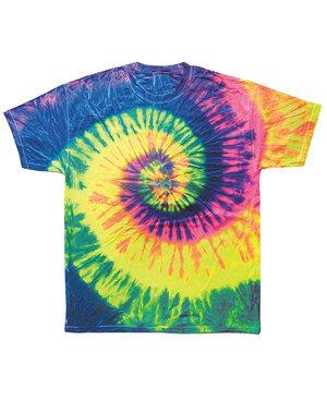 Colortone T355P - Adult Neon Rainbow Tee