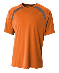 A4 A4N3001 - Adult Spartan Short Sleeve Color Block Crew