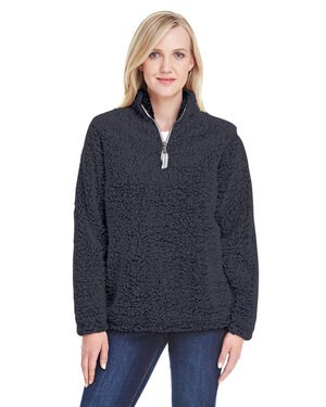 J. America JA8451 - Ladies Epic Sherpa Quarter-Zip