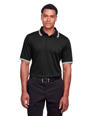 Devon & Jones DG20C - CrownLux Performance® Mens Plaited Tipped Polo