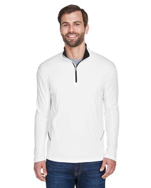 UltraClub 8230 - Mens Cool & Dry Sport Quarter-Zip Pullover